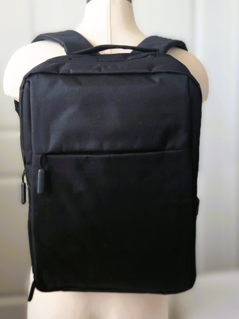 Black Laptop Backpack Padded Computer Bag Business Work Travel Commuter 17"